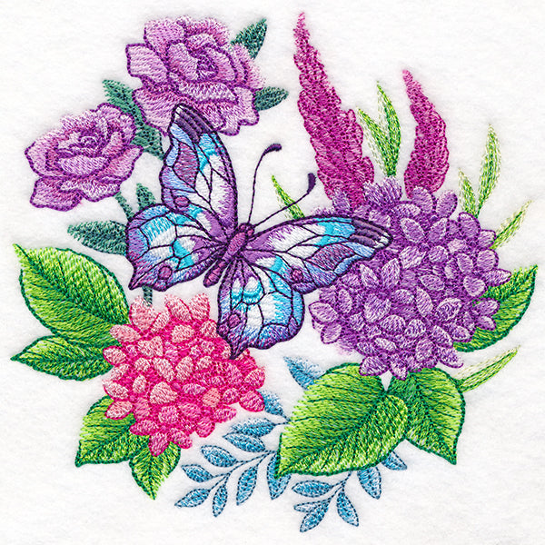 Heavenly Hydrangeas and Butterfly Bouquet