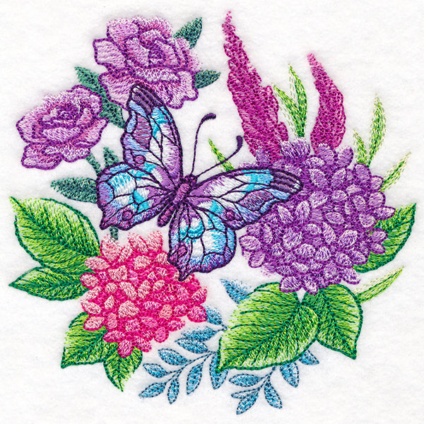 Heavenly Hydrangeas and Butterfly Bouquet