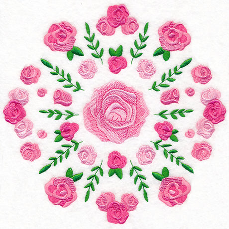 Mesmerizing Rose Medallion