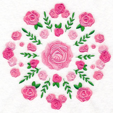 Mesmerizing Rose Medallion