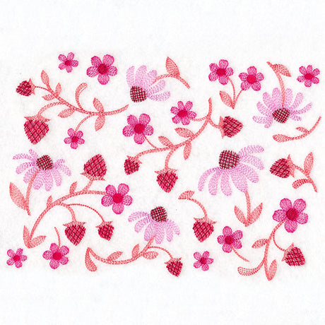 Perfectly Repeatable Strawberries in Bloom