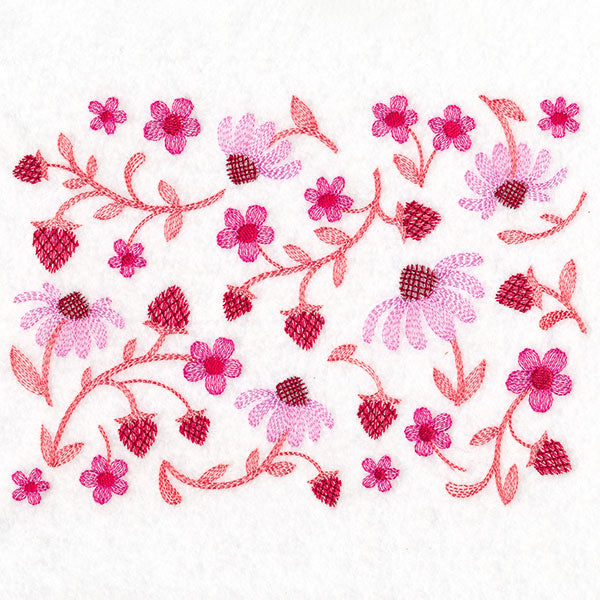 Perfectly Repeatable Strawberries in Bloom