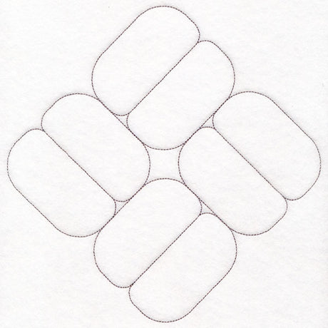 Dimensional Quilted Patterns 1 (Double Run)