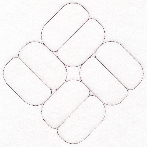 Dimensional Quilted Patterns 1 (Double Run)