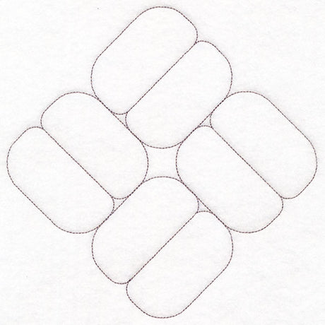 Dimensional Quilted Patterns 1 (Double Run)