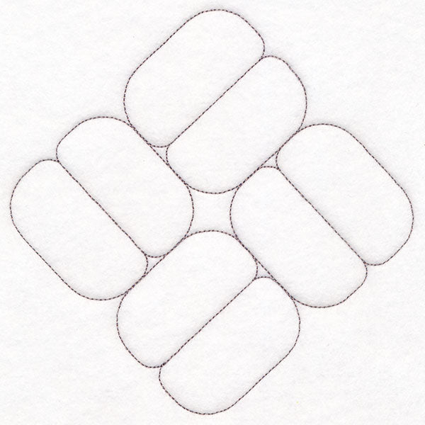 Dimensional Quilted Patterns 1 (Double Run)