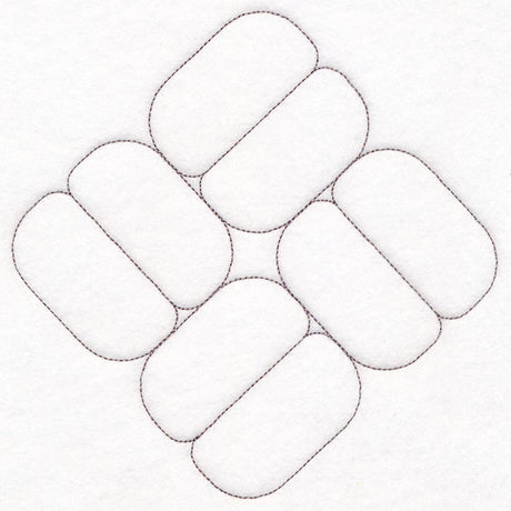 Dimensional Quilted Patterns 1 (Double Run)