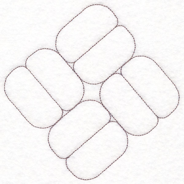 Dimensional Quilted Patterns 1 (Double Run)