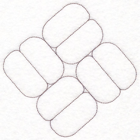 Dimensional Quilted Patterns 1 (Double Run)