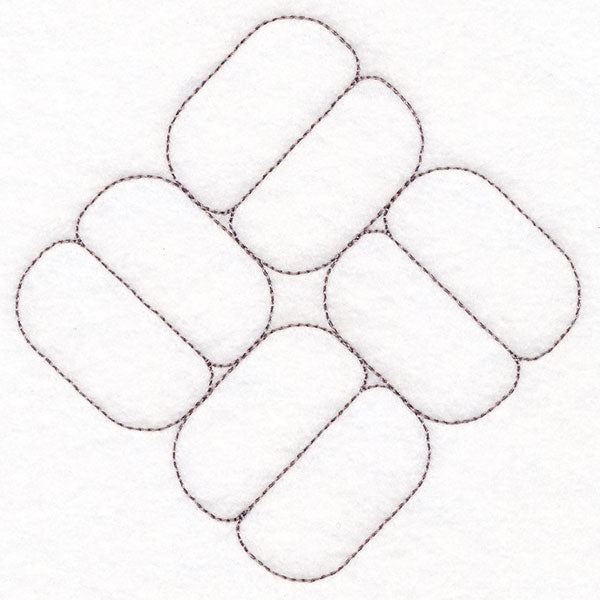 Dimensional Quilted Patterns 1 (Double Run)