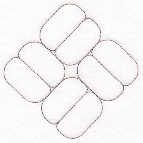 Dimensional Quilted Patterns 1 (Double Run)