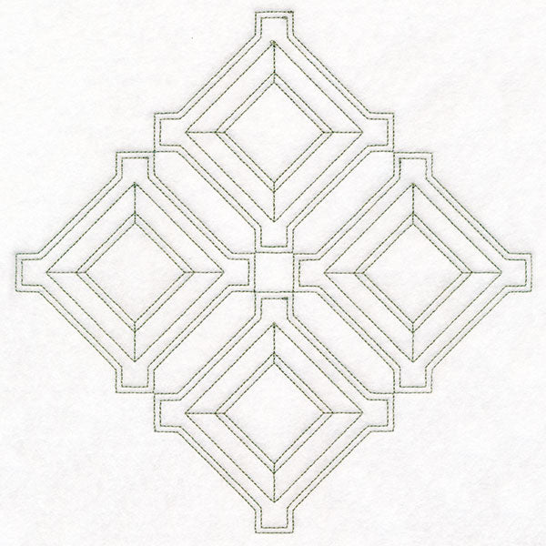 Dimensional Quilted Patterns 2 (Double Run)