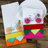 Fruit and Flowers Bicycle - Orange