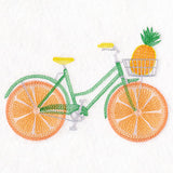 Fruit and Flowers Bicycle - Orange