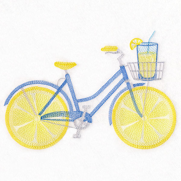 Fruit and Flowers Bicycle - Lemon