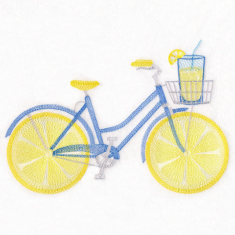 Fruit and Flowers Bicycle - Lemon