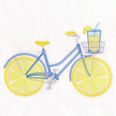 Fruit and Flowers Bicycle - Lemon