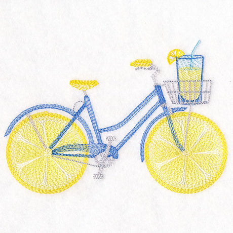 Fruit and Flowers Bicycle - Lemon