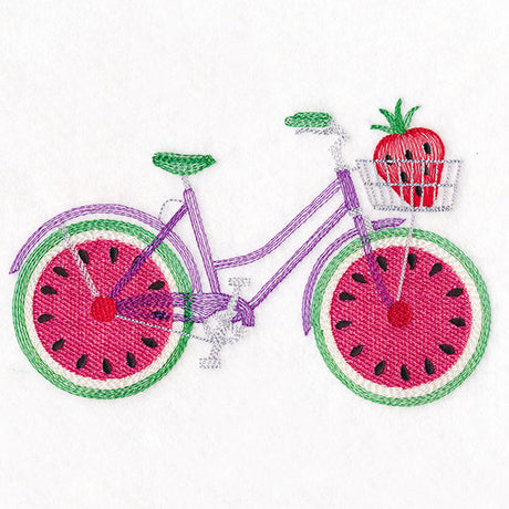 Fruit and Flowers Bicycle - Watermelon