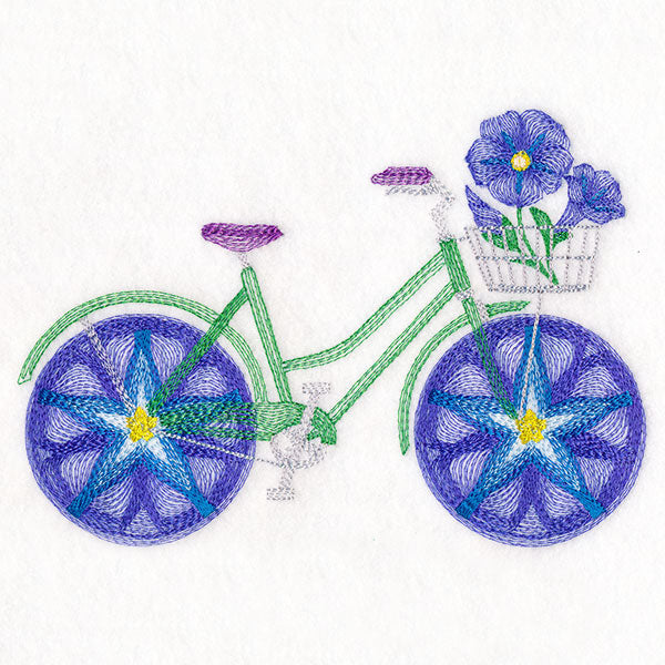 Fruit and Flowers Bicycle - Morning Glory