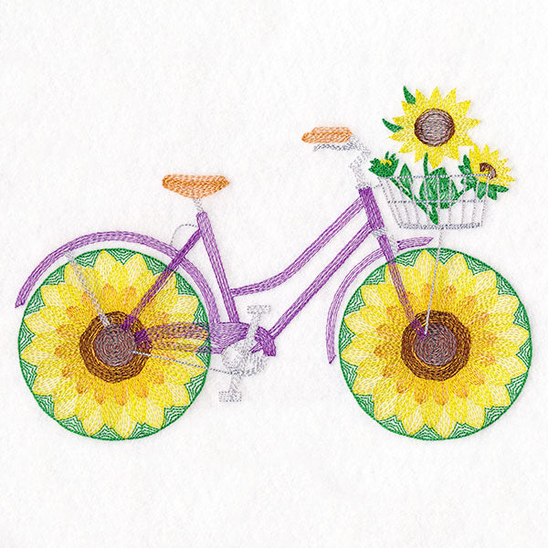 Fruit and Flowers Bicycle - Sunflower