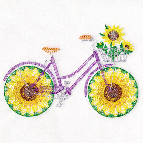 Fruit and Flowers Bicycle - Sunflower