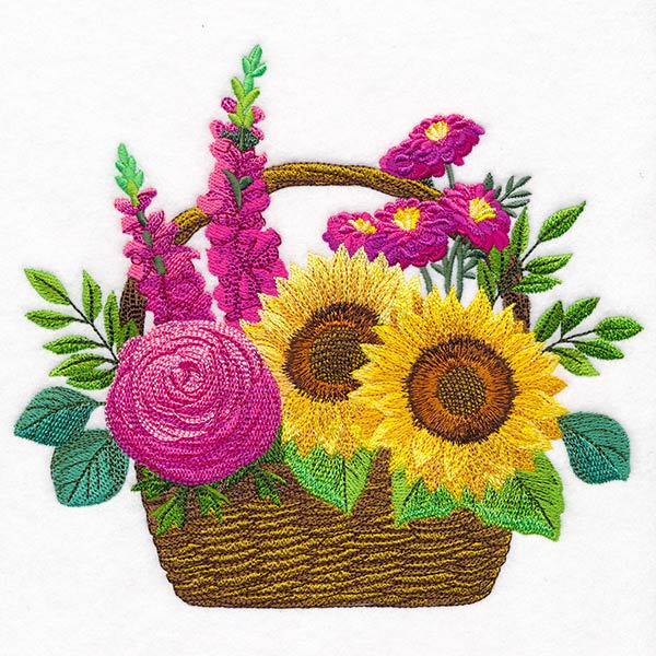 Sunflower Basket Bouquet