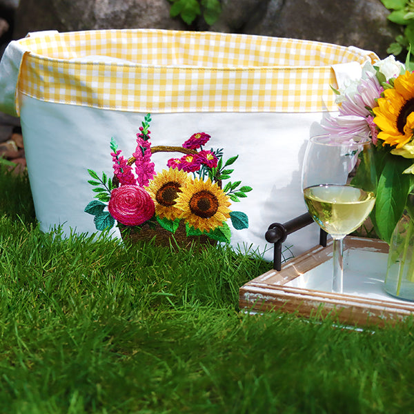 Sunflower Basket Bouquet