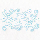 Summer Garden - Dragonflies (Edge-to-Edge Quilting)