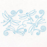 Summer Garden - Dragonflies (Edge-to-Edge Quilting)