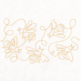 Summer Garden - Honeybees (Edge-to-Edge Quilting)