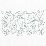 Summer Garden - Hummingbirds (Edge-to-Edge Quilting)