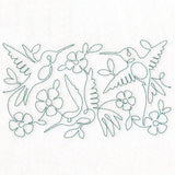 Summer Garden - Hummingbirds (Edge-to-Edge Quilting)