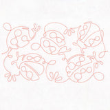 Summer Garden - Ladybugs (Edge-to-Edge Quilting)