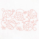 Summer Garden - Ladybugs (Edge-to-Edge Quilting)