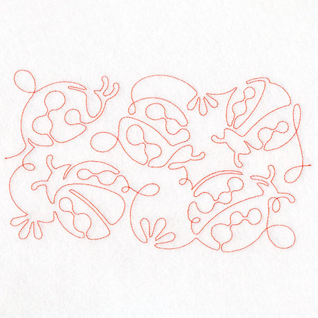 Summer Garden - Ladybugs (Edge-to-Edge Quilting)
