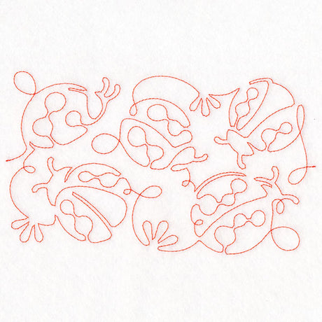 Summer Garden - Ladybugs (Edge-to-Edge Quilting)