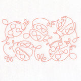 Summer Garden - Ladybugs (Edge-to-Edge Quilting)
