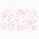 Summer Garden - Butterflies 2 (Edge-to-Edge Quilting)
