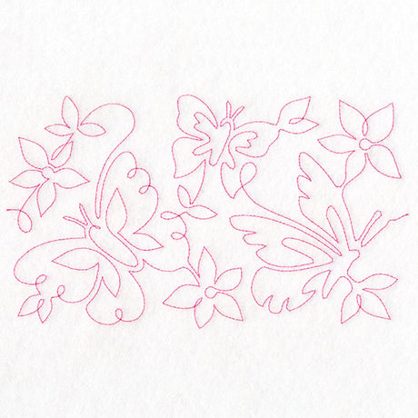 Summer Garden - Butterflies 2 (Edge-to-Edge Quilting)