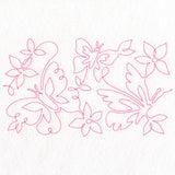 Summer Garden - Butterflies 2 (Edge-to-Edge Quilting)