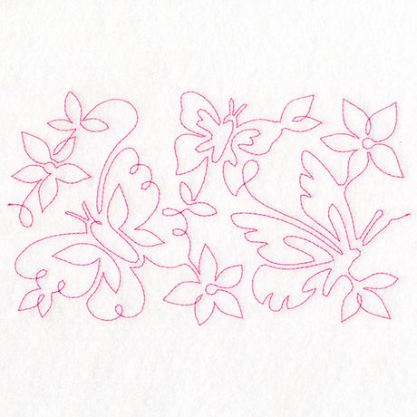 Summer Garden - Butterflies 2 (Edge-to-Edge Quilting)