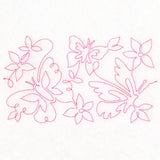 Summer Garden - Butterflies 2 (Edge-to-Edge Quilting)