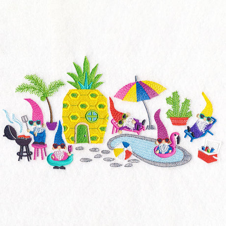 Summer Shenanigans Gnome Border
