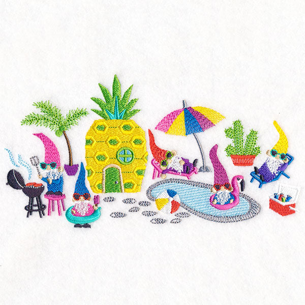 Summer Shenanigans Gnome Border