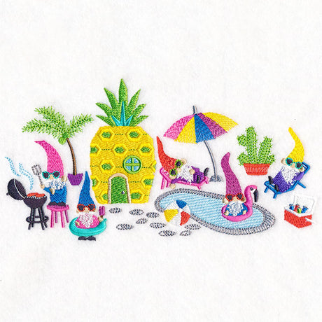 Summer Shenanigans Gnome Border