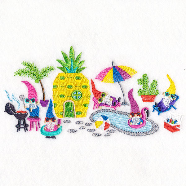 Summer Shenanigans Gnome Border