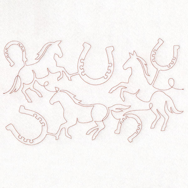Tame the Wild Horses (Edge-to-Edge Quilting)