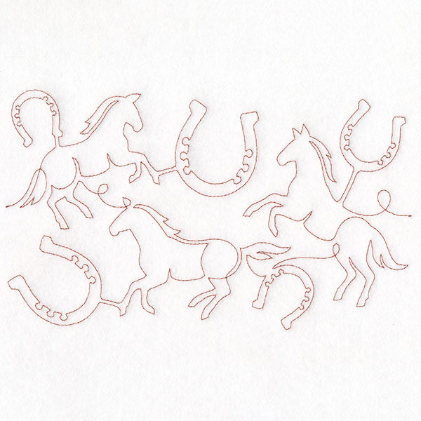 Tame the Wild Horses (Edge-to-Edge Quilting)