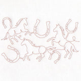 Tame the Wild Horses (Edge-to-Edge Quilting)